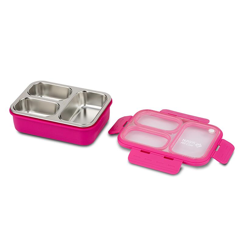 Bento Nava Otel Inoxidabil 800ml - Sănătos - imagine 2