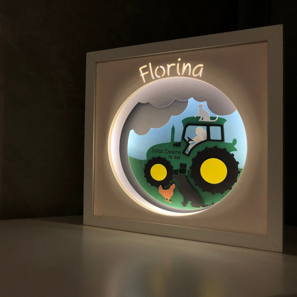 Tablou Luminos Fetita 025 | Noorhandmadeatelier