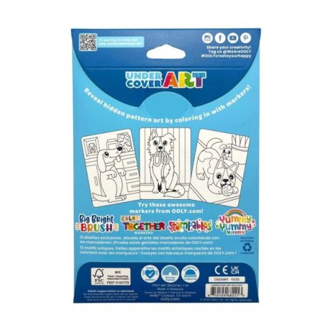Ooly Undercover Art Catei - Colorat cu Modele Secrete - imagine 7