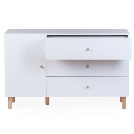 Comoda Childhome Wonder White cu Masa Infasat - imagine 4