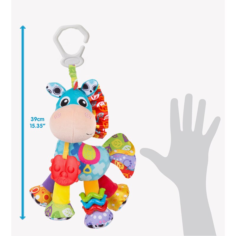 Jucărie Carucior Playgro Clip Clop, Activitate, 39 cm - imagine 2