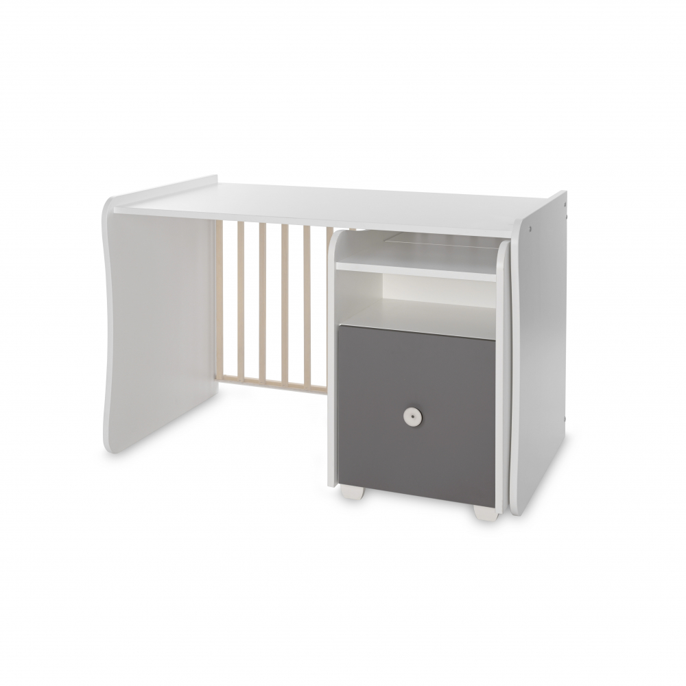 Mobilier Transformabil Lorelli White Stone Grey - imagine 2
