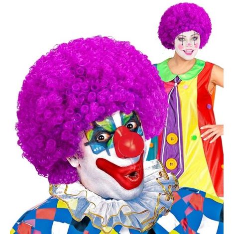 Peruca Clown Mov Widmann | Costume Carnaval - imagine 3