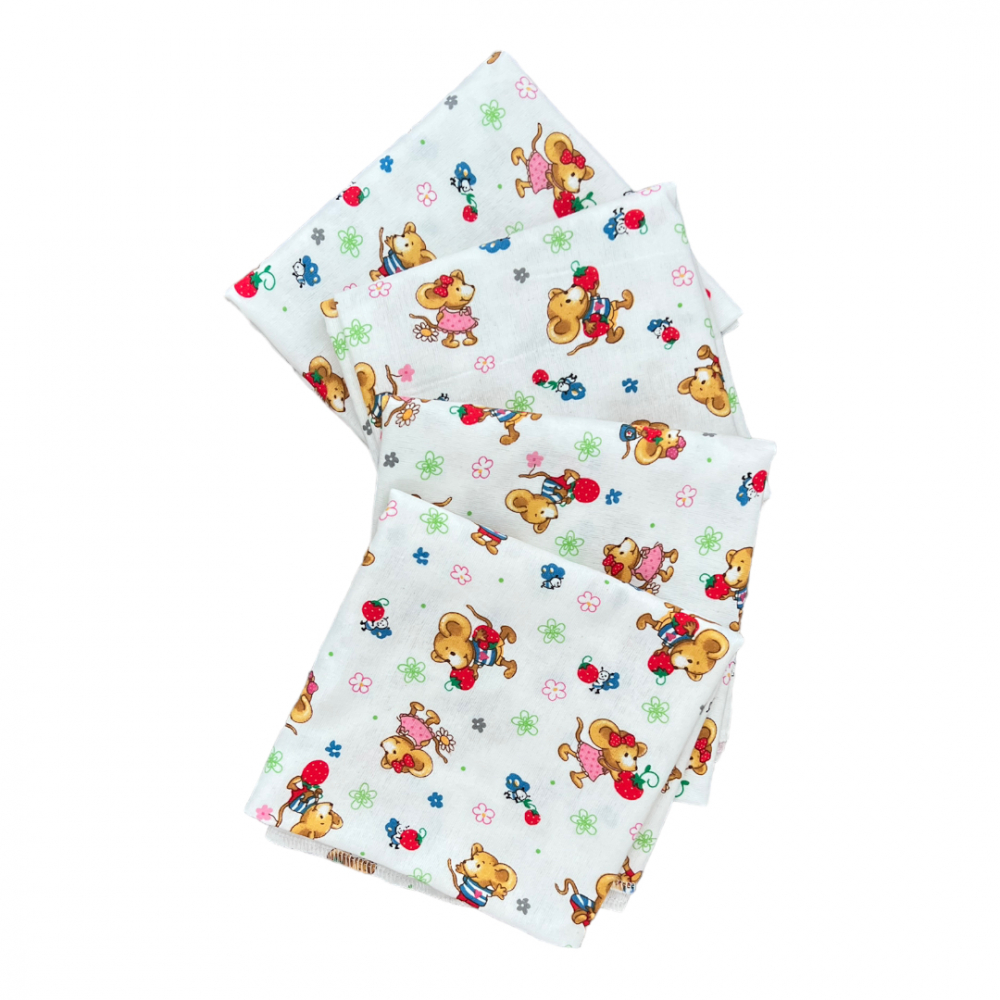 Set 4 Scutece Finet Deseda - Bumbac 100% - imagine 14