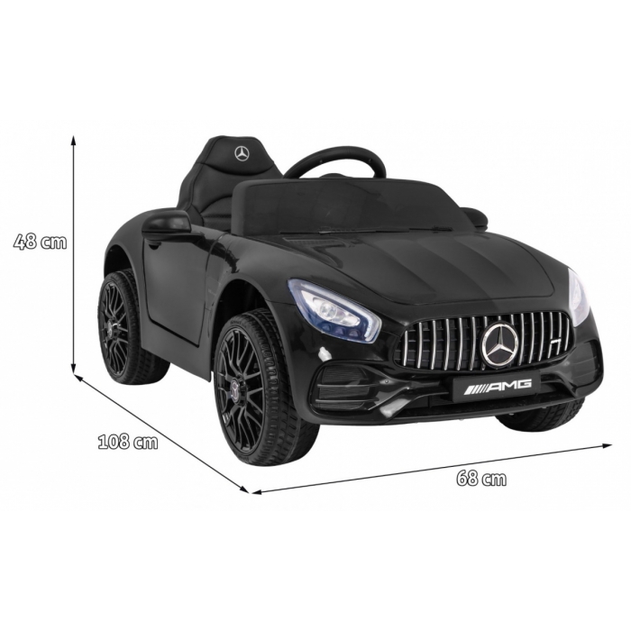 Masinuta Electrica Mercedes Benz GT 70W Negru - imagine 4