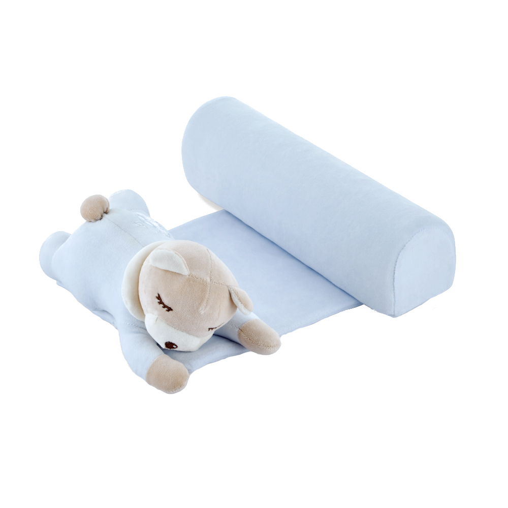 Pernuță BabyJem Anti-Răsturnare Teddy Blue - imagine 3
