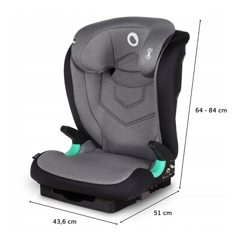 Scaun Auto Lionelo Neal i-Size Isofix 15-36 kg Gri