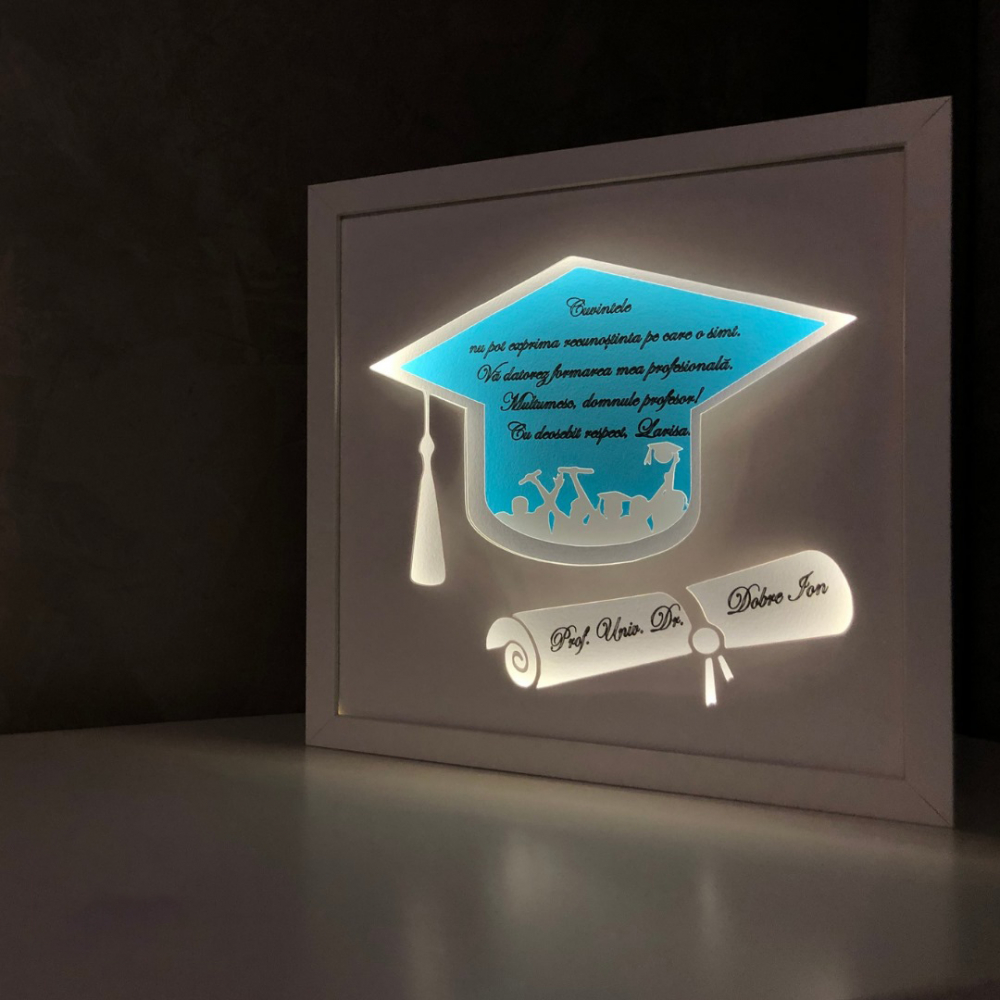 Tablou Luminos Profesor | Decor Veghe Noorhandmadeatelier