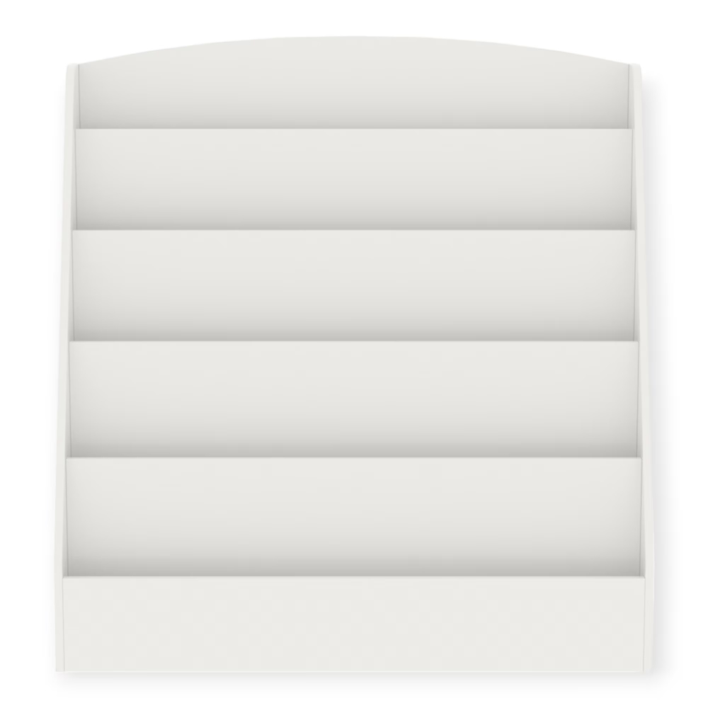 Organizator Cărți Ginger Home Alb, 80x30x80 cm - imagine 5