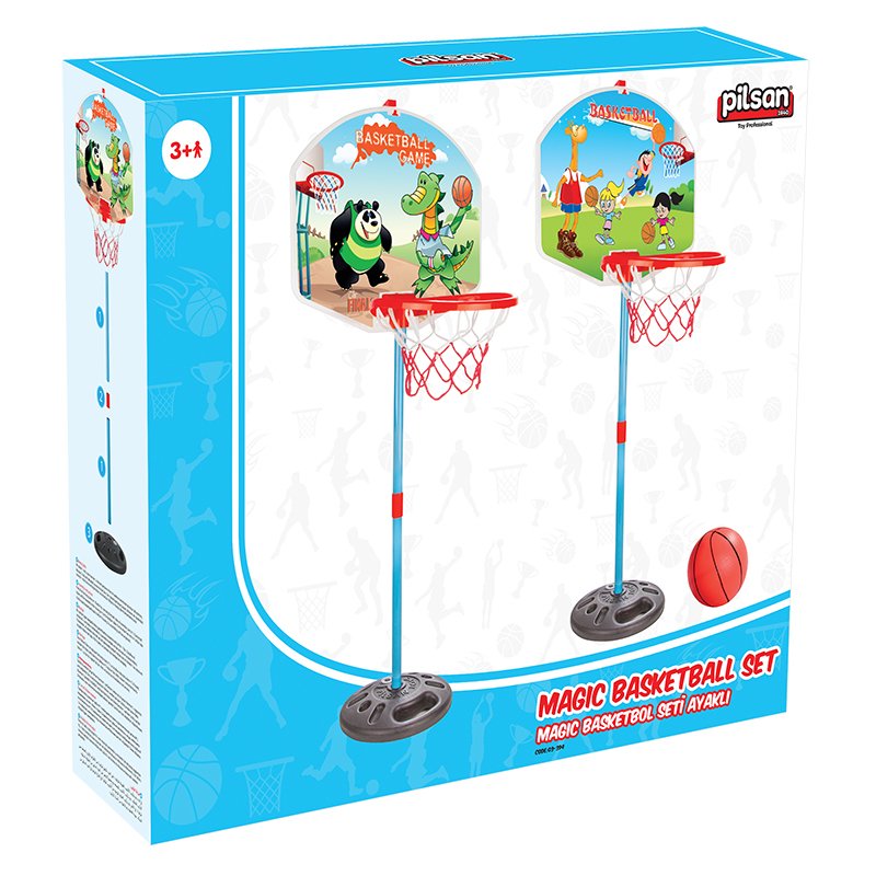 Cos Baschet Pilsan Magic cu Minge, Exterior/Interior - imagine 3