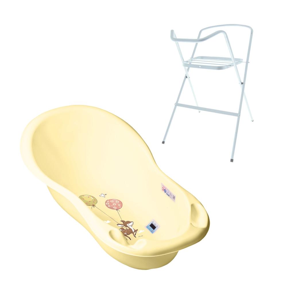 Cadita Tega Baby Forest cu termometru - 102cm - imagine 2
