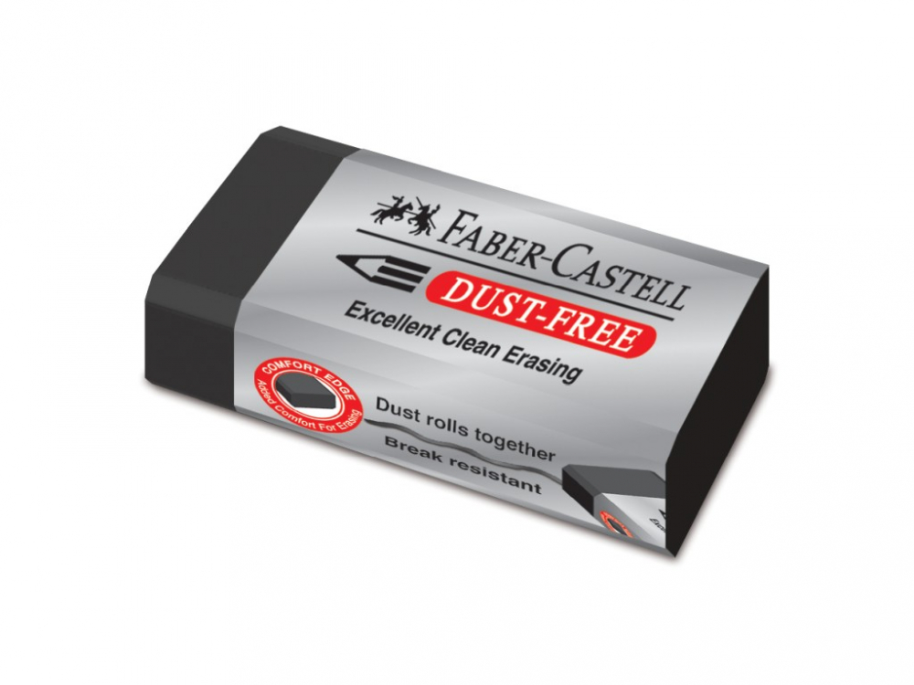 Radiera Faber-Castell Dust Free Neagră