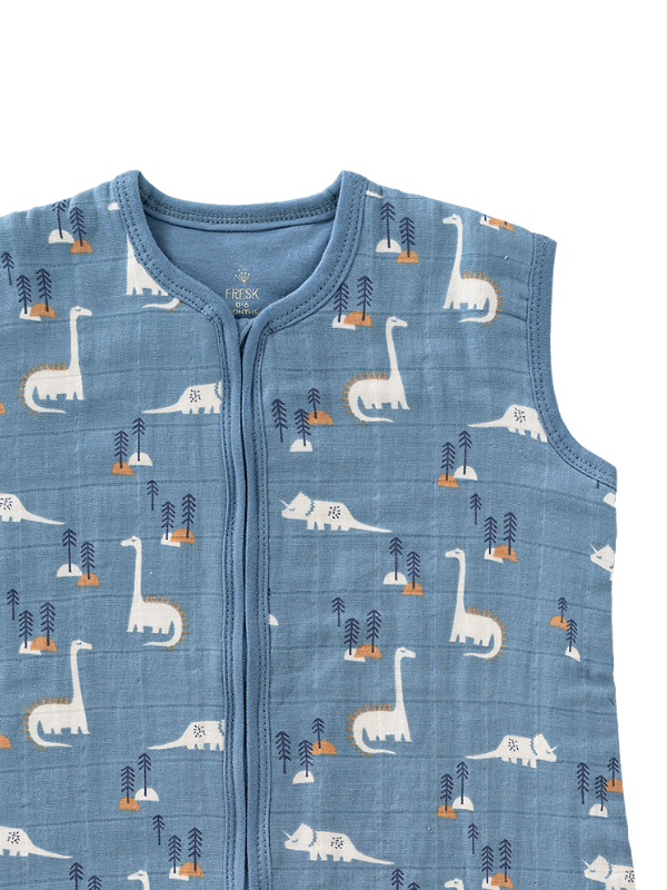 Sac Dormit Muselina Fresk Dino - 100% Bumbac Organic