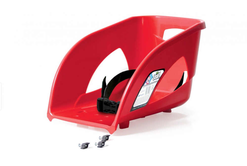 Scaun Sanie Prosperplast Rosu, Compatibil Bullet/Tatra - imagine 2