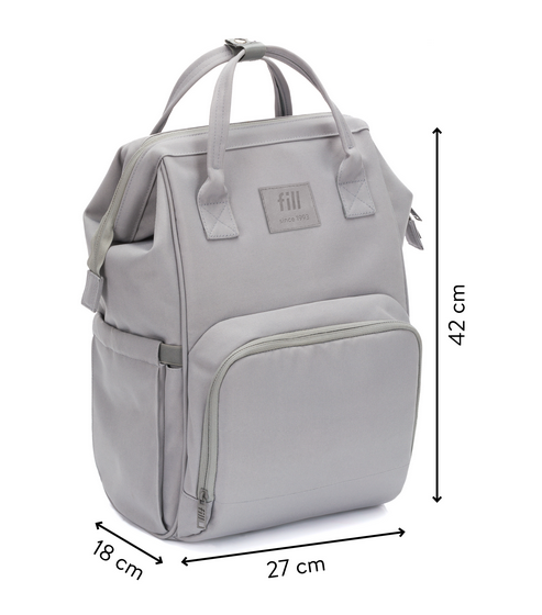 Geanta Rucsac Fillikid Barcelona Stone Grey | Practică - imagine 11