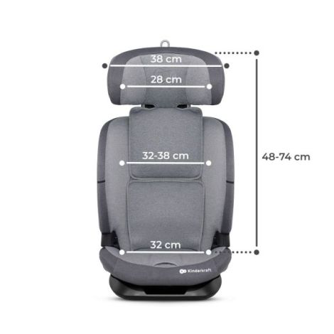 Kinderkraft Oneto 3 i-Size 76-150cm ISOFIX - imagine 7