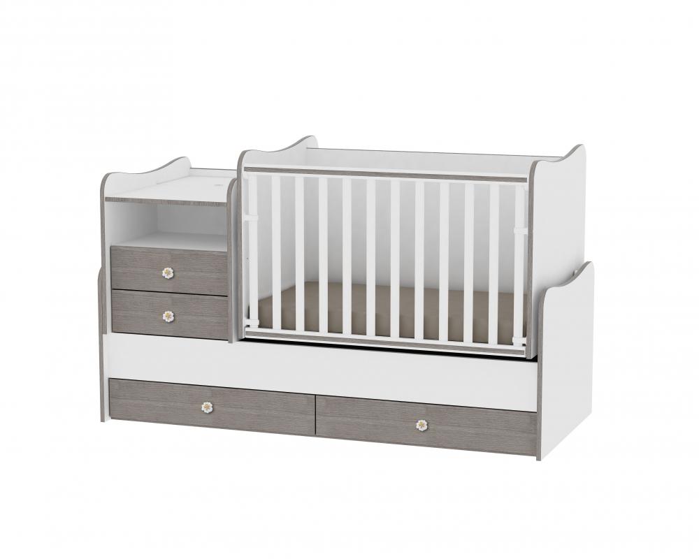 Mobilier Transformabil Lorelli White Coffee, 72x172 cm