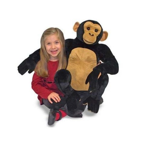 Cimpanzeu Plus Melissa & Doug | Jucărie Gigant Premium - imagine 4