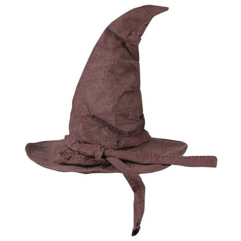 Pălărie Vrăjitor Copil Maro Guirca | Costum Halloween - imagine 4