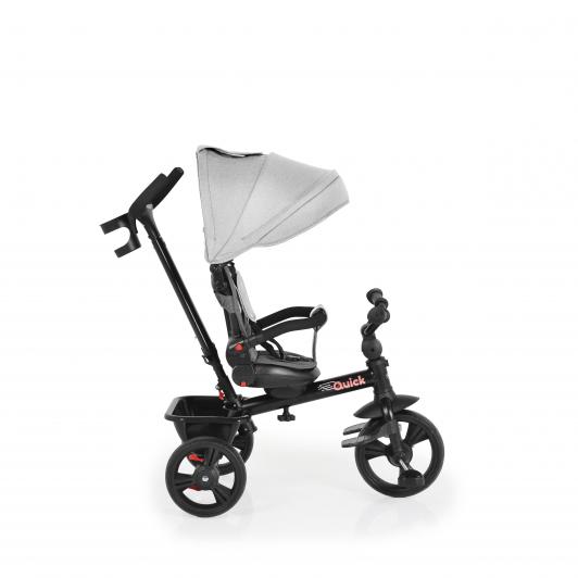 Tricicleta Byox Quick Grey, Sezut Reversibil - imagine 5
