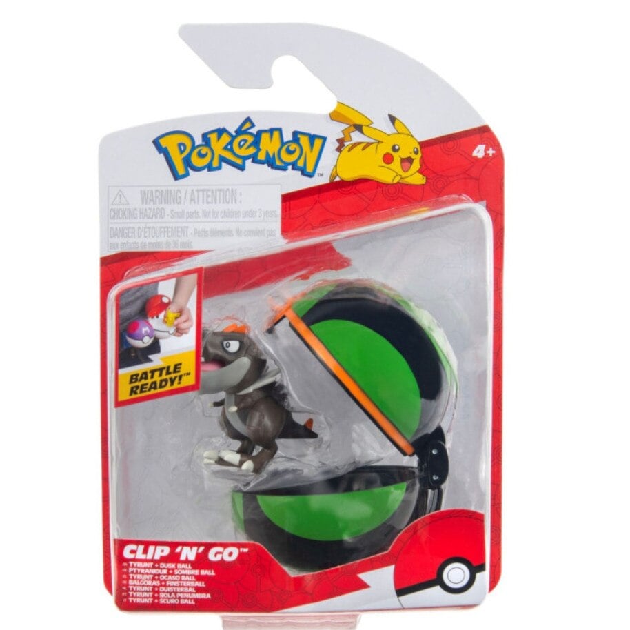 Pokemon Tyrunt Clip N Go Figurina + Dusk Ball