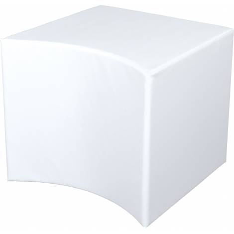 Puf Alb Concav 54 cm Moje Bambino