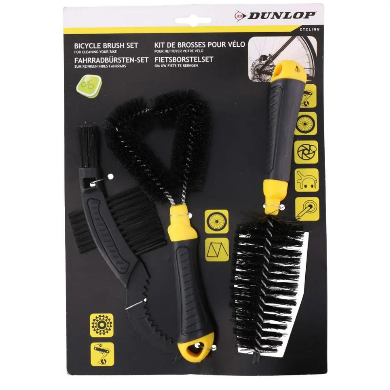 Set 3 Perii Dunlop pentru Curatare Bicicleta - imagine 2