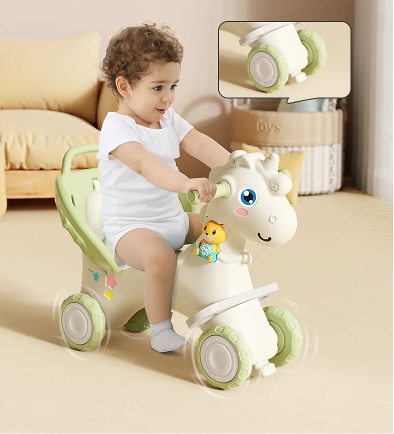 Balansoar 3 in 1 Unicorn Green | Nichiduta - imagine 4