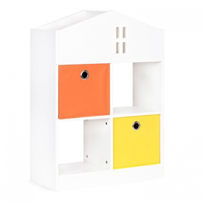 Organizator Jucării Ecotoys ZKB-3, Casuță Lemn - imagine 2