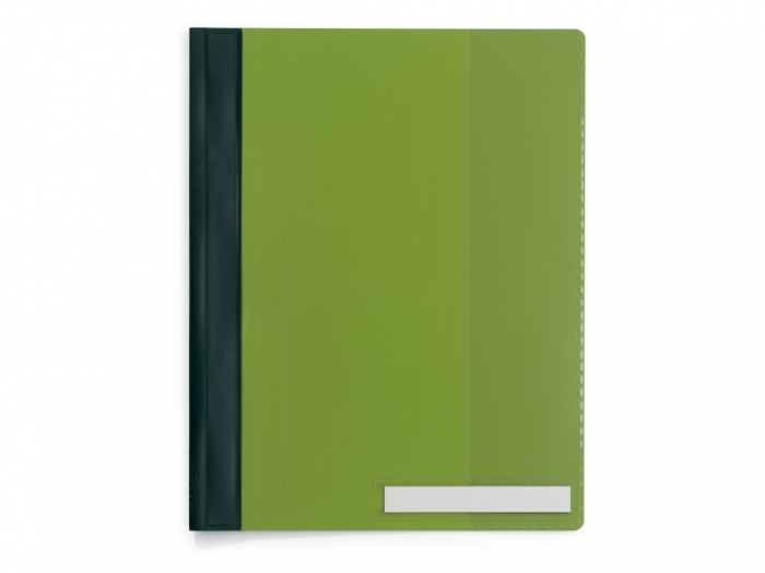 Dosar Plastic Durable Verde cu Etichetă