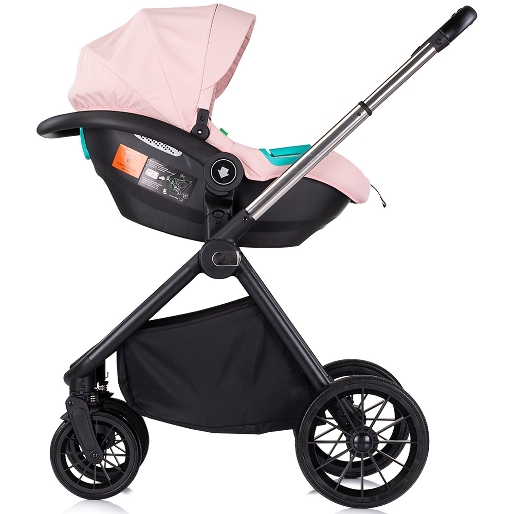 Chipolino Encanto 3in1 Pink - Carucior Premium - imagine 5