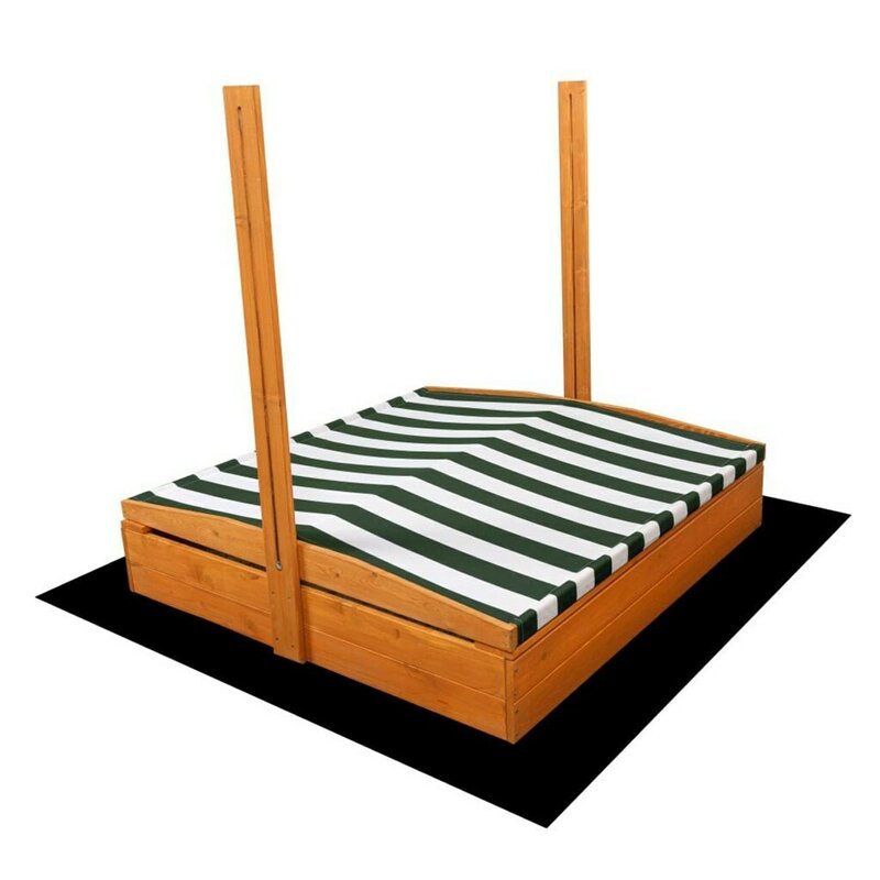 Lada de nisip New Baby 120x120 cm cu acoperis - imagine 7
