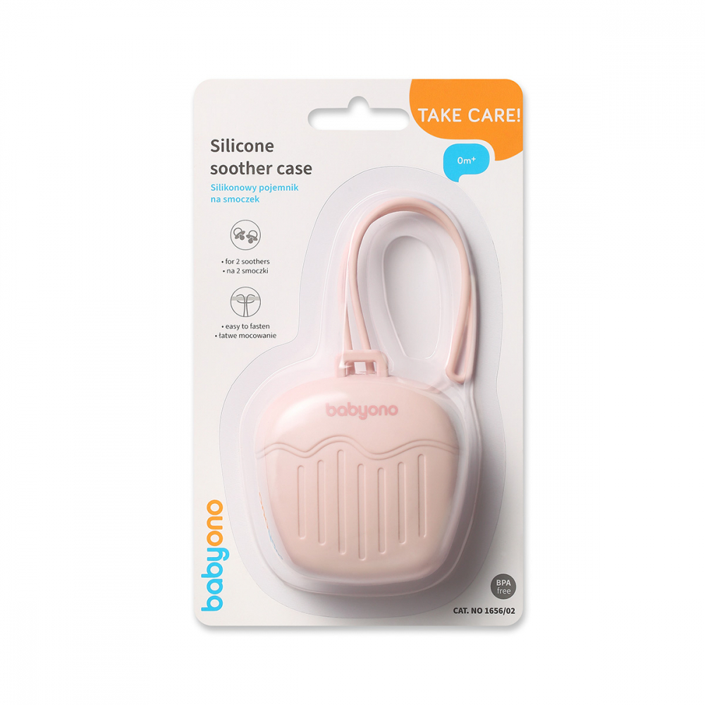 Husa Silicon Babyono Roz Protecție Suzetă - imagine 8
