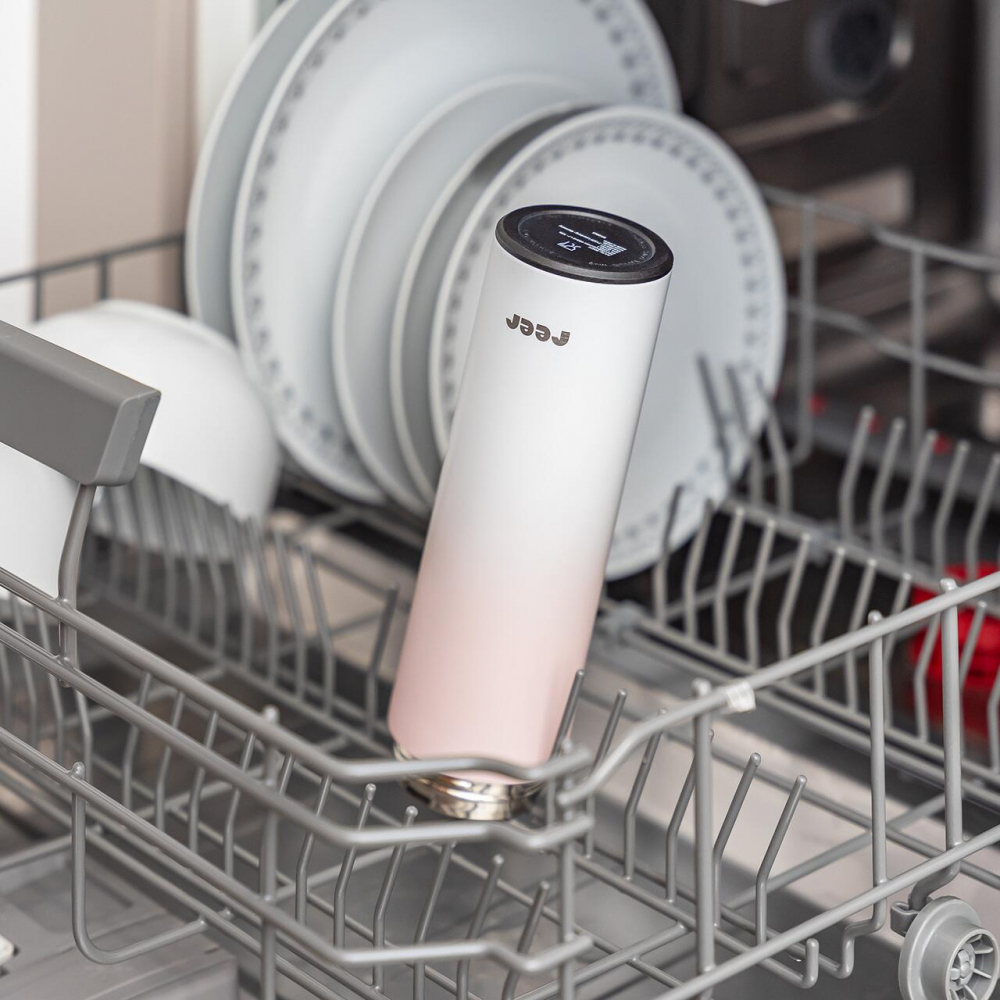Termos vidat Reer 450ml Roz - imagine 2