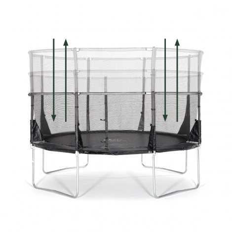 Trambulina Plum 244 cm cu Plasa Telescopica - imagine 5