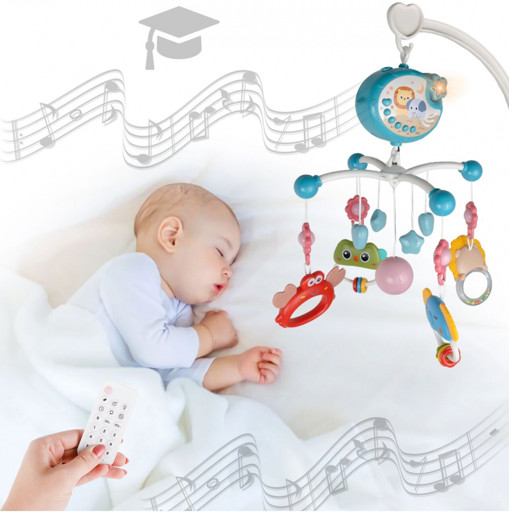 Carusel Muzical Malplay cu Proiector și Telecomandă - imagine 4