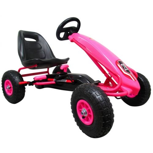 Kart Pedale R-Sport G4 Roz Roti Gonflabile - imagine 2