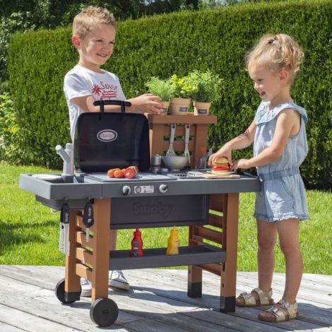 Bucatarie Smoby Garden cu 43 Accesorii - imagine 13