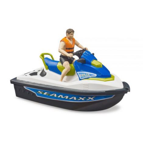 Bruder Barcă cu Șofer 63151 | Jucărie Apă Sigură