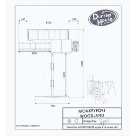 Complex de joaca MonkeyFort® Dunster House - imagine 8