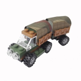 Camion militar cu remorca Cobi | 30 piese