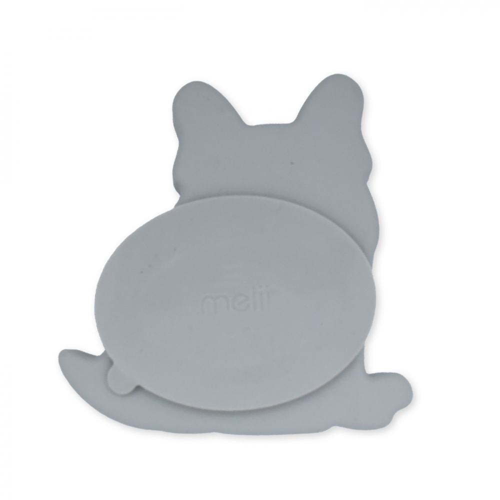 Farfurie Silicon Melii Bulldog cu Ventuză - imagine 5