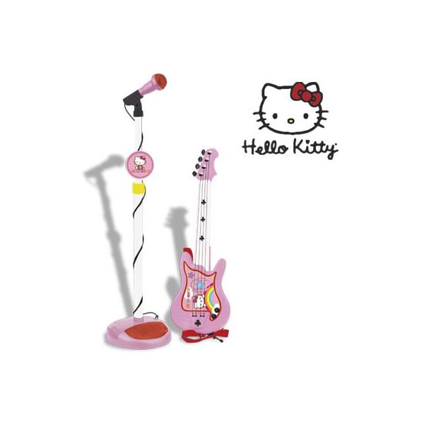 Set Chitară și Microfon Hello Kitty Reig