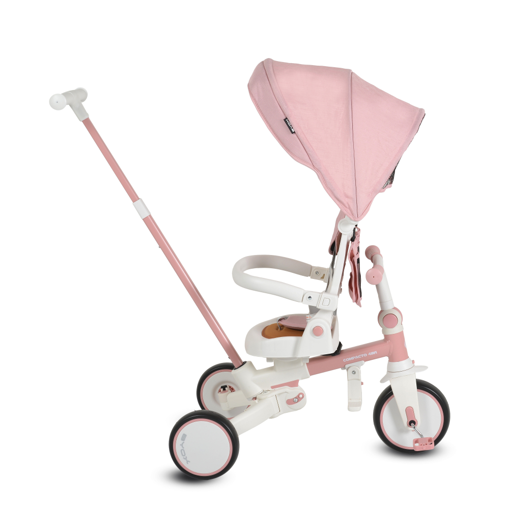 Tricicleta Byox Compacto Pink 4in1 Ultrapliabilă - imagine 2