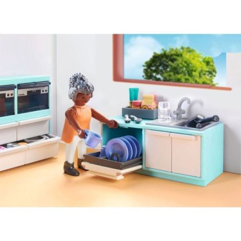 Playmobil Bucătărie cu Loc de Masă | Jucărie Creativă - imagine 4