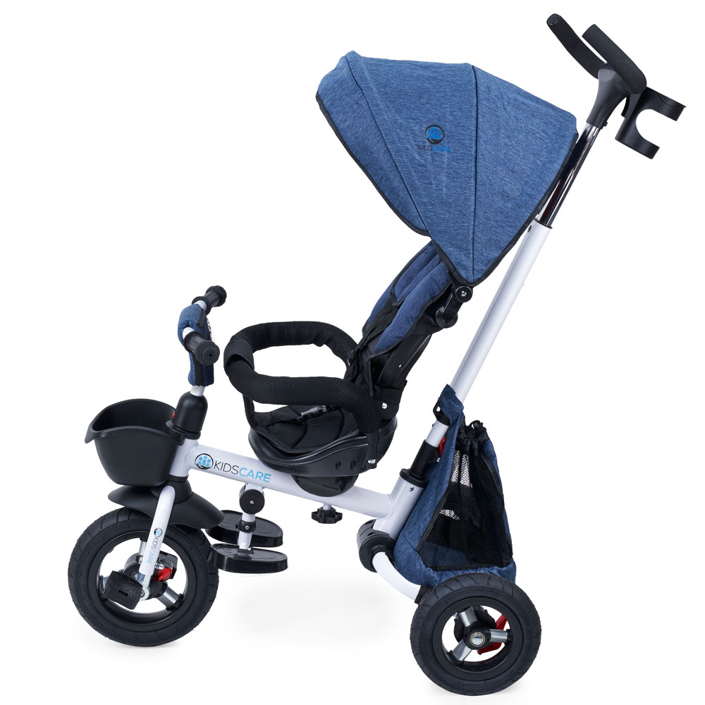 Tricicleta KidsCare Davos Albastru Pliabilă