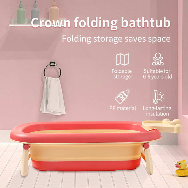 Cădiță Little Mom Crown Pink Pliabilă și Antiderapantă - imagine 6