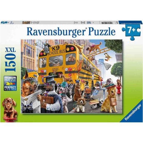 Puzzle Autobuz Scolar Ravensburger 150 piese - imagine 2