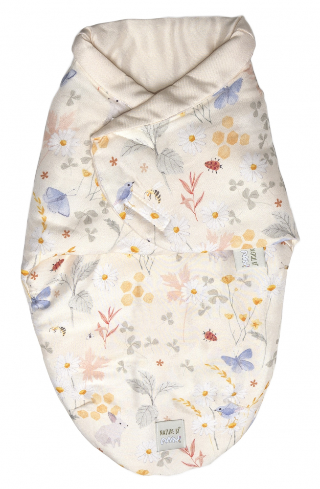 Sistem Înfășare Amy Nature Bamboo + Rucsac Bej - imagine 3