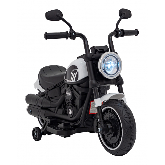 Motocicleta Electrică Chopper Ramiz cu Lumini și Audio - imagine 4